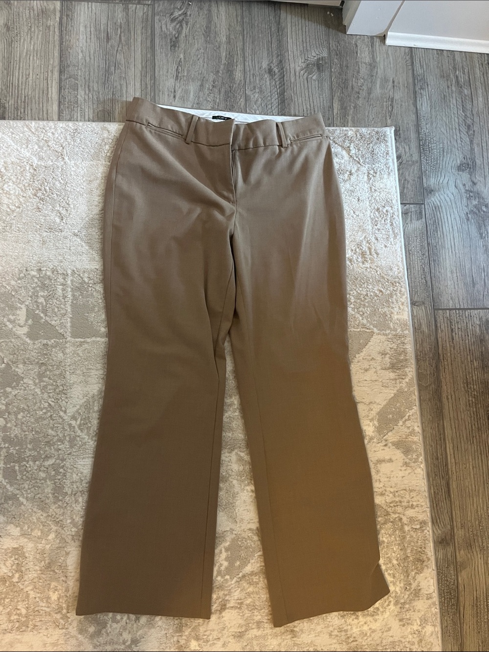 LOFT Tan Women's Dress Pants - Straight Leg